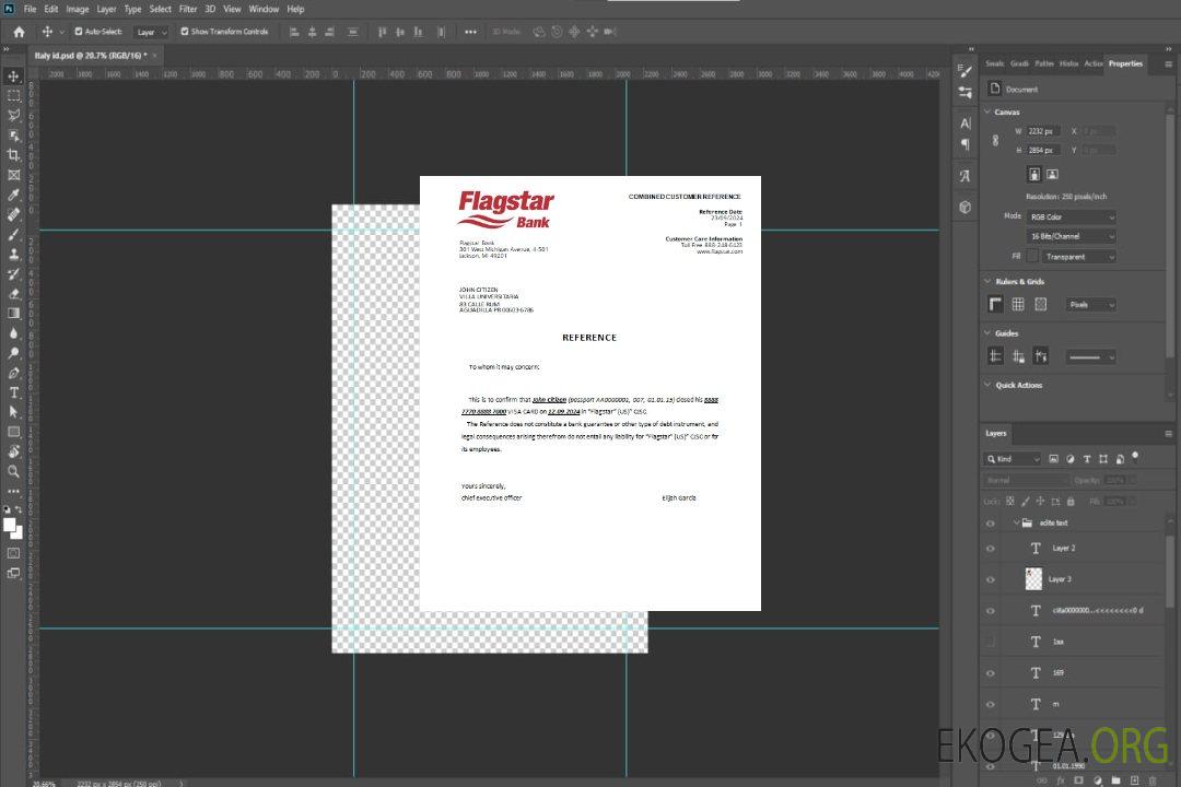 Fermeture de la banque Flagstar aux États , Unis, réf. scr template